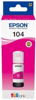 TINTA EPSON BOTE 104 MAGENTA ECOTANK BOTTLE C13T00P340