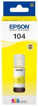 TINTA EPSON BOTE 104 YELLOW ECOTANK BOTTLE C13T00P440