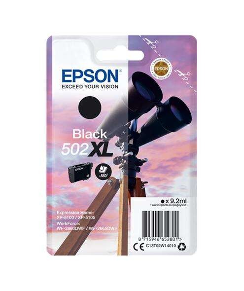 TINTA EPSON C13T02W14010 T02W1 BLACK 502XL