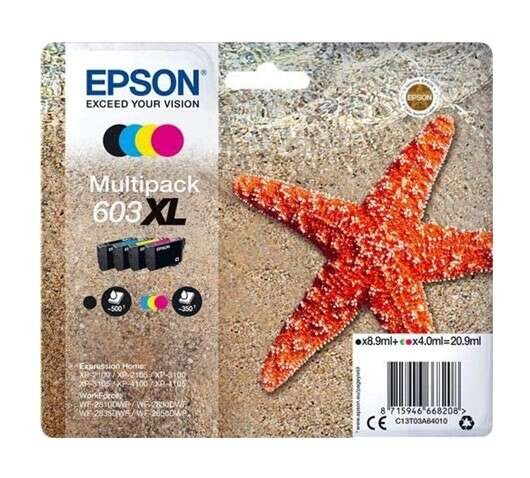 TINTA EPSON C13T03A64010 MULTIPACK T03A6 Nº603XL