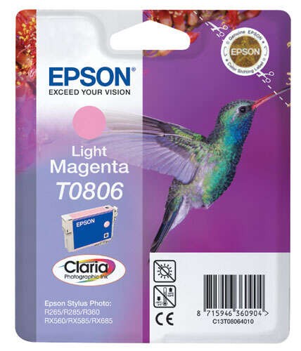 TINTA EPSON C13T08064011 LIGHT MAGENTA T0806