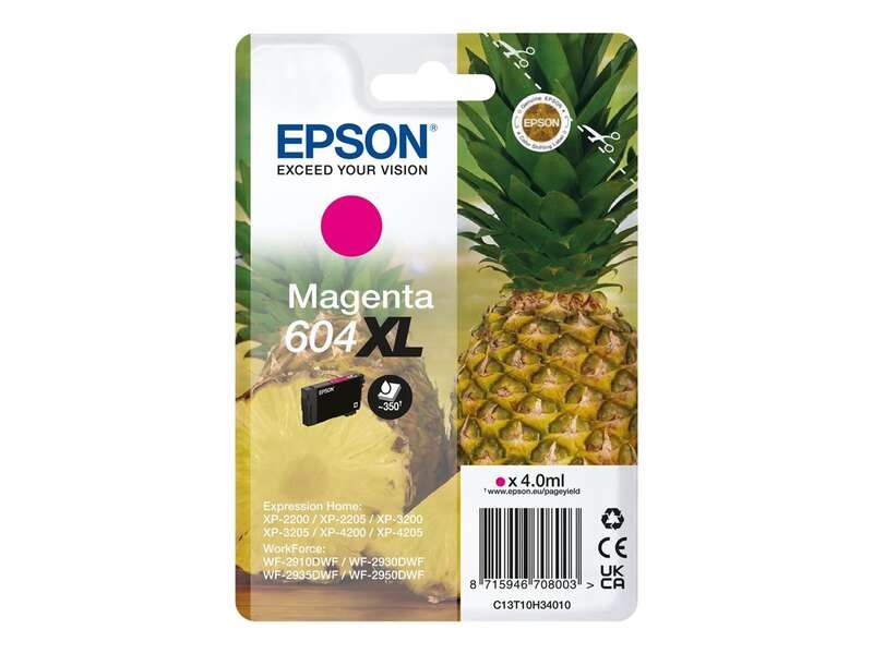 TINTA EPSON C13T10H3401 T10H3 MAGENTA 604XL