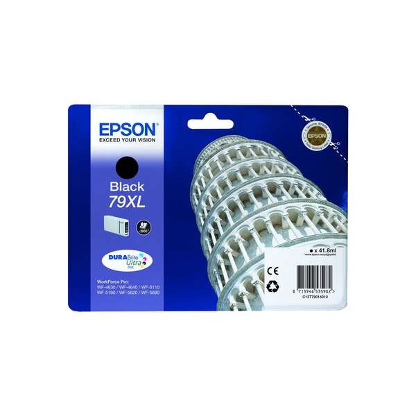 TINTA EPSON C13T79014010 T7901 BLACK 79XL