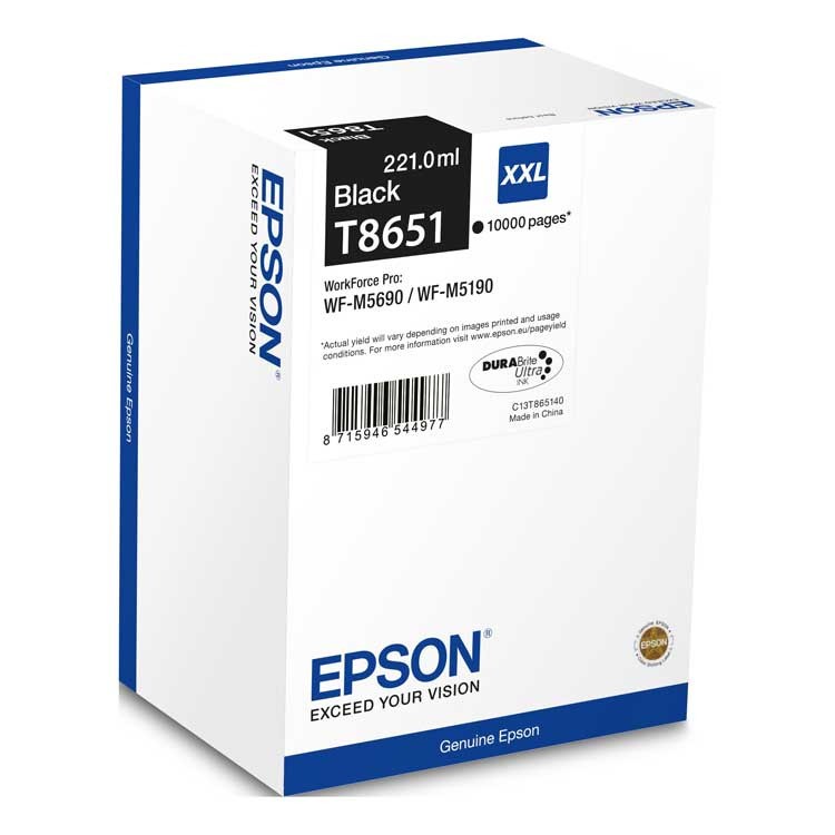 TINTA EPSON C13T865140 XXL T8651