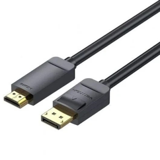 CABLE CONVERSOR VENTION DISPLAYPORT  - HDMI 4K 2M BLACK