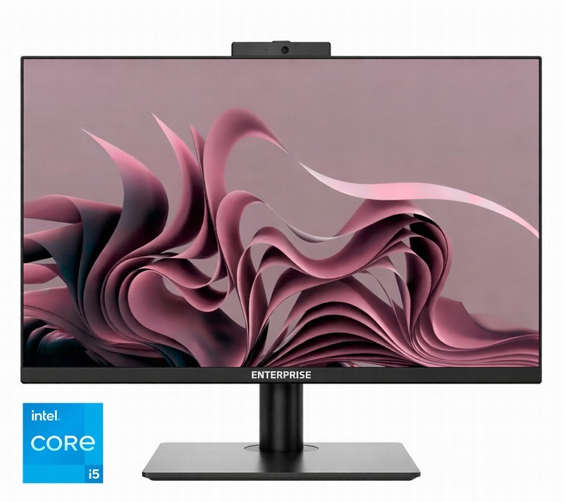 ORDENADOR ENTERPRISE AIO DOHA 24 I5 14400/8GB DDR5/SSD500GB/WIFI/WEBCAM/ERGO/3Y BLACK