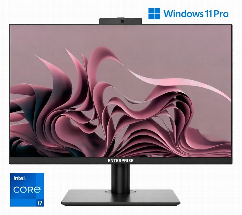 ORDENADOR ENTERPRISE AIO DOHA 24 I7 12700/16GB DDR5/SSD500GB/WIFI/WEBCAM/ERGO/3Y/W11PRO BLACK