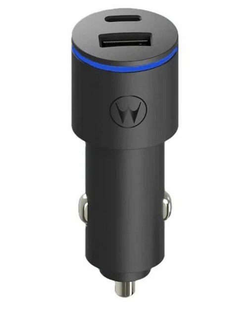 CARGADOR COCHE  MOTOROLA TURBOPOWER 45W QUICK CHARGE 3.0 PD USB-A/USB-C