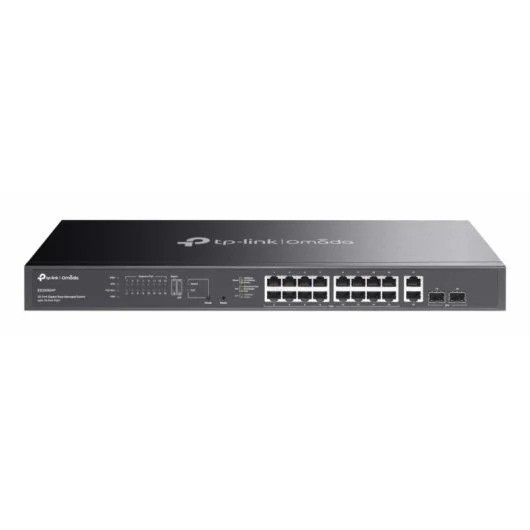 SWITCH TP-LINK GIGABIT 20 PUERTOS 2XSFP SEMIGESTIONABLE POE+