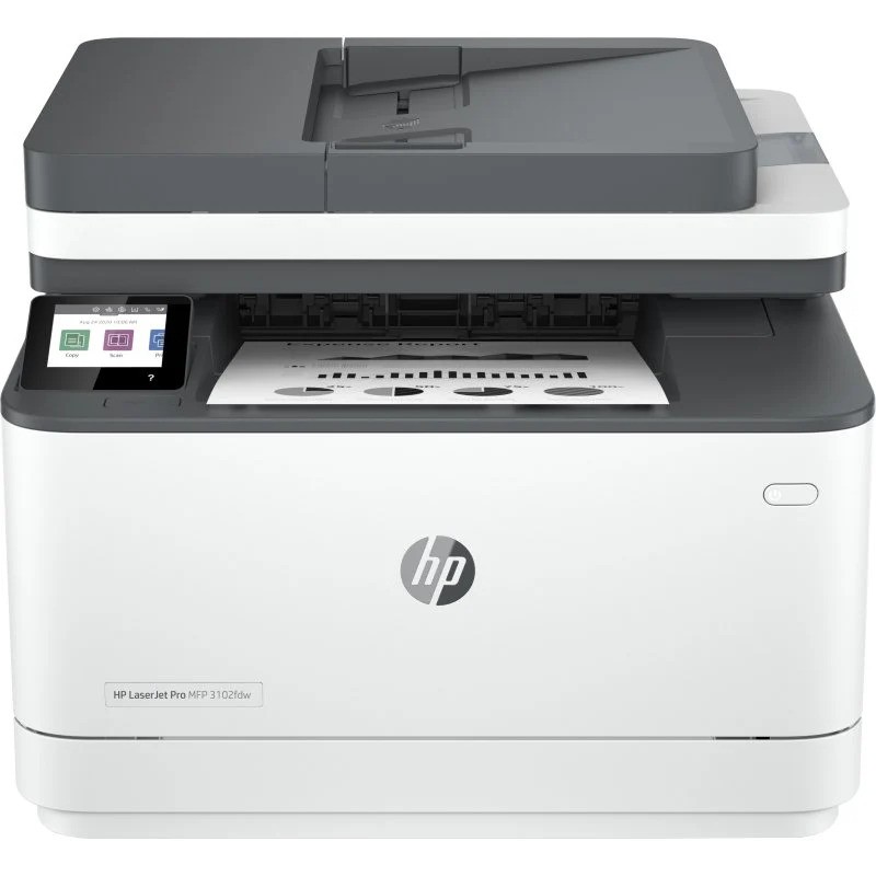 IMPRESORA MFP HP LASERJET PRO LASER MONOCROMO 3102FDN DUPLEX WHITE