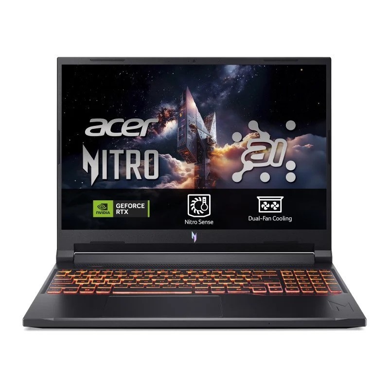 PORTATIL GAMING ACER NITRO V16 AI RYZEN 7 260/16GB DDR5/SSD512GB/16 WUXGA/RTX 5060/W11PRO