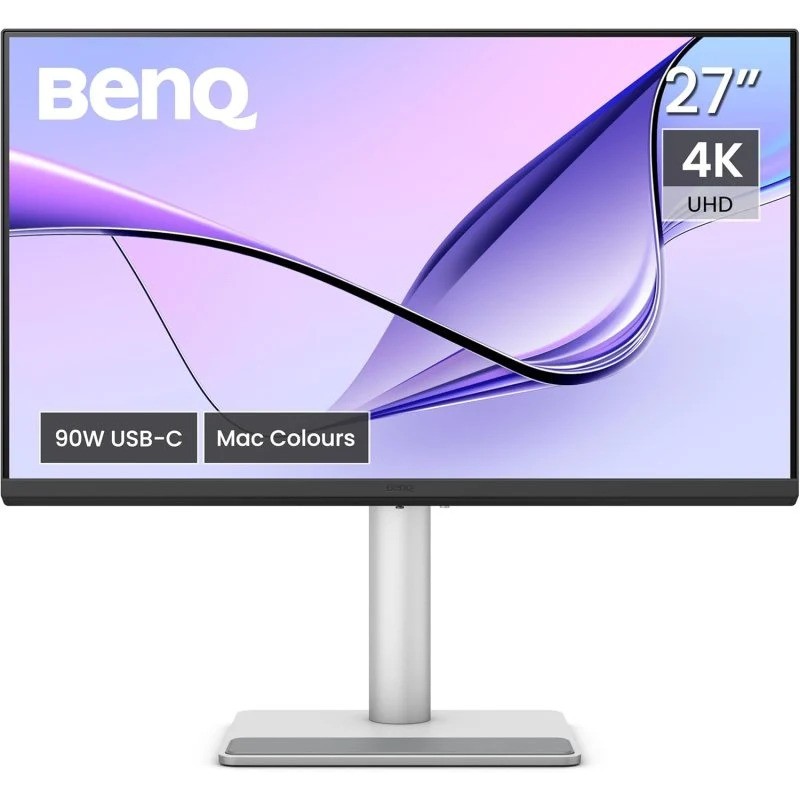 MONITOR BENQ 27 IPS 4K MULTIMEDIA ERGONOMICO USB-C HDMI SILVER