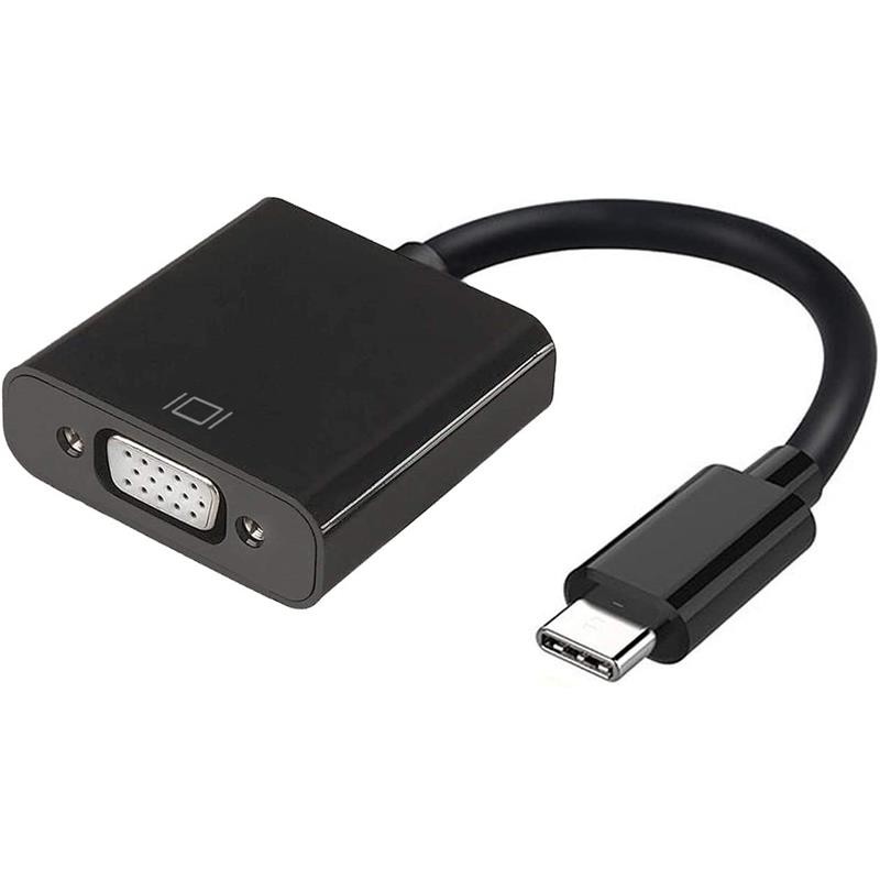 CABLE CONVERSOR AISENS USB-C M A VGA-H  BLACK