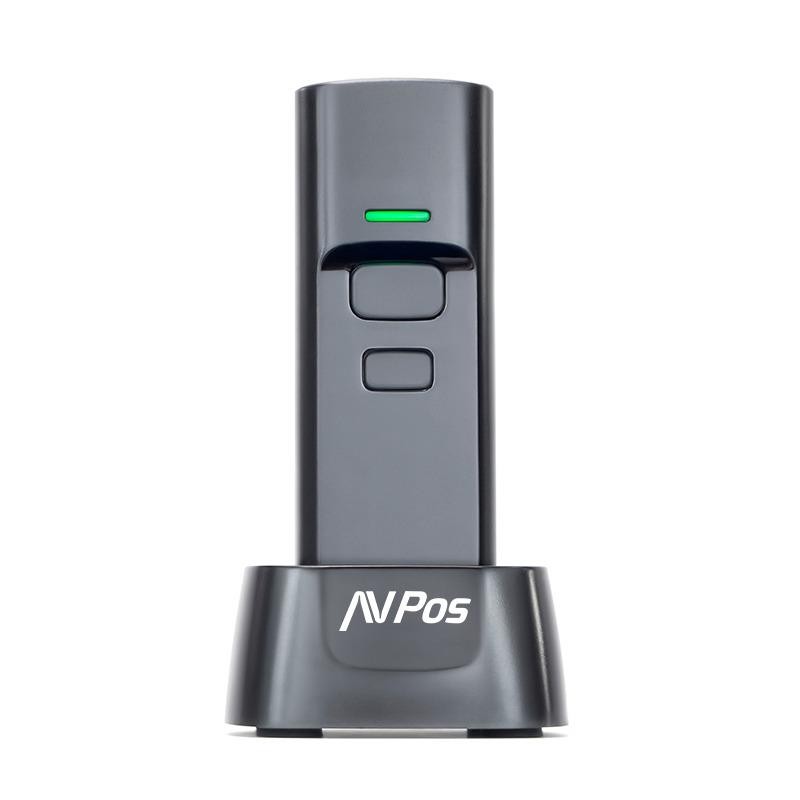 LECTOR AVPOS CODIGOS PORTATIL 2D + QR BT03 WIRELESS 2.4 + BLUETOOTH + BASE