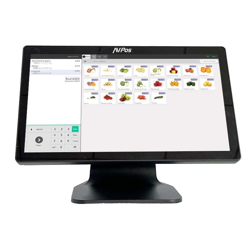 TPV AVPOS K4000 18.5 MAX TACTIL I3/8GB/SSD128GB/BLACK 3YR GARANTIA