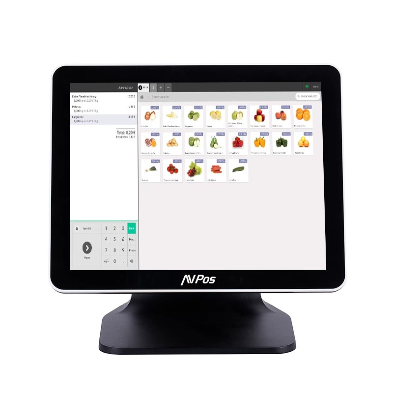 TPV AVPOS K5000 15 ALUMINIO TACTIL INTEL I7/8GB/128GB/LAN 1000 3YR GAR