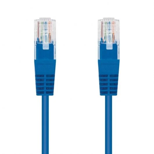 CABLE DE RED CAT.5 UTP FLEX 0.5M NANOCABLE BLUE